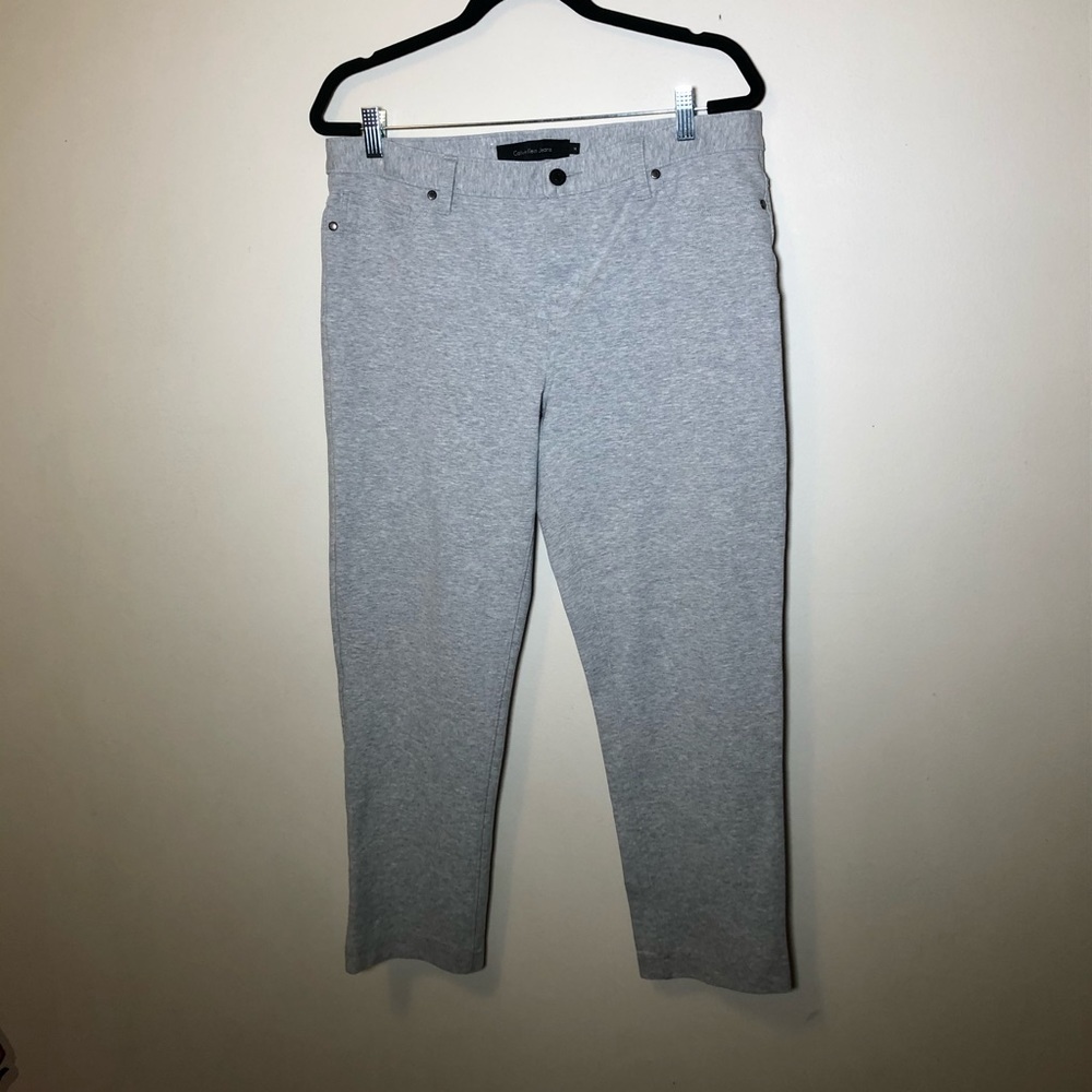 Calvin Klein Jeans sweat material skinny leg pants